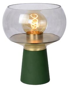 LUCIDE 05540/01/33 FARRIS stolní lampička V280mm 1xE27 zelená, kouřová