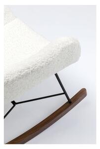 Bílé houpací křeslo Kare Design Balance