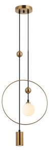ITALUX PND-428892-BRO Trosti závěsné svítidlo 1xG9, 1xGU10 mosazná