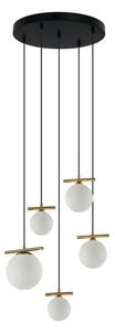 ITALUX PND-463325A-BRO+W Merseta závěsné svítidlo 1xE14, 4xG9 D600mm starožitná bronzová