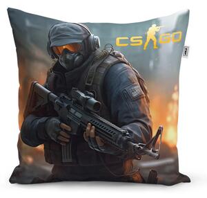 Sablio Polštář CS:GO Voják 2 - 40x40 cm