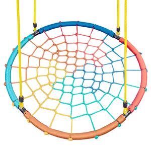 Aga Závěsný houpací kruh 100 cm Čtyřbarevný