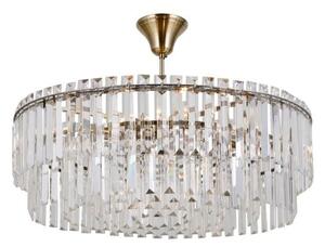 ITALUX PND-22320-8-ABR Buena závěsné svítidlo 8xE14 D620mm starožitná bronzová