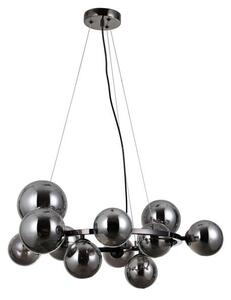 ITALUX PND-406007-11A-BL Canello závěsné svítidlo 11xG9 D700mm černá, kouřová