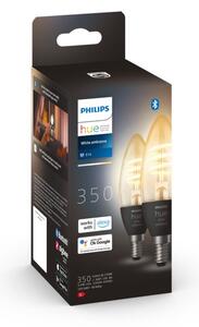 8719514411869 Philips Hue White Ambiance Filament žárovka svíčka E14 4,6W/300lm 2200-4500K 2-set