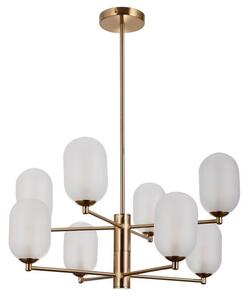ITALUX PND-4215-8A-HBR-SAT Perano závěsné svítidlo 8xG9 D620mm starožitná bronzová, bílá