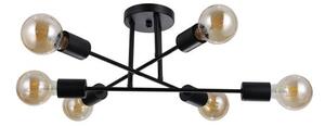 ITALUX PND-4052-6-BL Formio stropní svítidlo 6xE27 černá