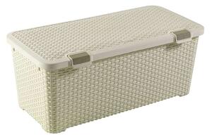 Béžový úložný box Curver Trunk, 72 l