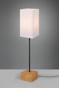 TRIO Reality R40171030 WOODY stojací lampa V1500mm 1xE27 dřevo, bílá