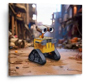 Sablio Obraz Wall-E robot Město - 50x50 cm
