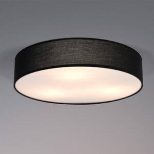 OSRAM Stropní světlo ORBIS PARIS, černé, Ø 40 cm, textilní E27, stmívatelný, Černá, Obývací pokoj / jídelna, Textil / tkanina / hedvábí, Moderní