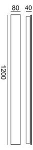 ITALUX OWL-2051-12-4K Mutti venkovní nástěnné svítidlo LED 29W/1096lm 4000K IP54 černá