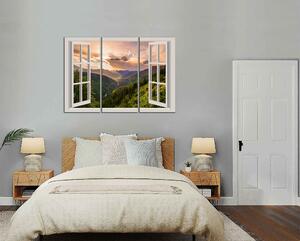 Obraz na plátně Okno do údolí