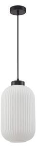 ITALUX PND-52636-1-BK Lindo závěsné svítidlo 1xE27 D200mm černá, bílá