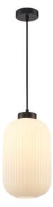 ITALUX PND-52636-1-BK Lindo závěsné svítidlo 1xE27 D200mm černá, bílá