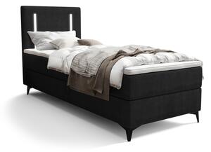 Čalouněná postel boxspring LONO comfort, 90x200, curio 99, levá