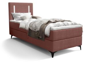 Čalouněná postel boxspring LONO comfort, 90x200, curio 63, levá