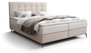 Čalouněná postel boxspring INAO comfort, 140x200, aragon 03