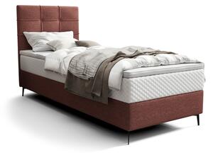 Čalouněná postel boxspring INAO comfort, 90x200, aragon 59, pravá
