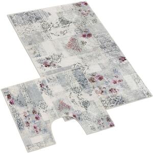 Bellatex Koupelnová a WC předložka Ornament 3D SADA 60 x 100 cm + 60 x 50 cm