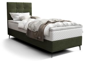 Čalouněná postel boxspring ILANO comfort, 90x200, aragon 39, pravá