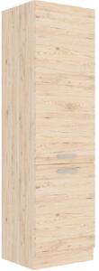 Potravinová skříň BERIT - šířka 60 cm, dub bordeaux