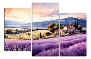 Obraz na plátně Krajinka v Provence