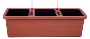 Truhlík BERBERIS TRIO samozavlažovací + knoty 120x39x35cm