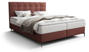 Čalouněná postel boxspring ILANO comfort, 140x200, aragon 59