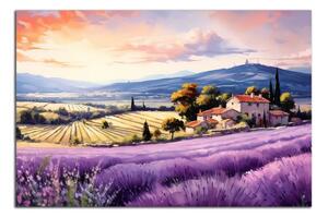 Obraz na plátně Krajinka v Provence