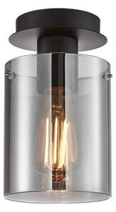 ITALUX SPL-5581-1SC-BK-SG Sardo stropní svítidlo 1xE27 D130mm černá, šedá