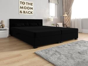 Americká postel s úložným prostorem 180x200 ROSIE 15 - černá