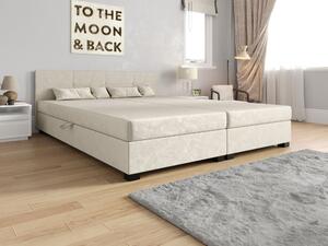 Americká postel s úložným prostorem 160x200 ROSIE 15 - ecru