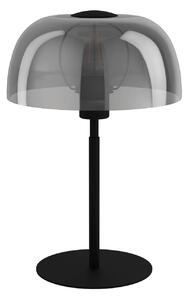 EGLO 900141 SOLO stolní lampa 1xE27 V415mm černá, kouřová