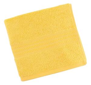 Žlutý ručník z čisté bavlny Foutastic, 70 x 140 cm