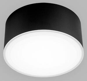 LED2 Přisazené nástěnné / stropní LED osvětlení BUTTON, 12W, 3000/4000K, kulaté, černé 1010153