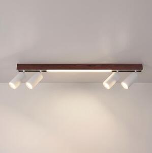 BRILAGI - LED Bodové svítidlo SELE 4xGU10/30W/230V + LED/20W bílá/dekor třešně