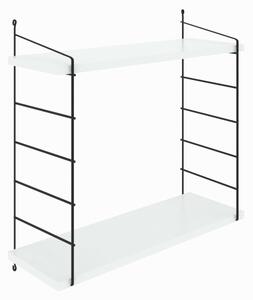 Kalune Design Nástěnná police ARMONI 72 cm bílá/černá