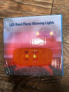 LED silniční světlice blikající výstražné světlo - 2 ks