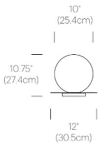Pablo designové stolní lampy Bola Sphere (Ø25,5 cm)