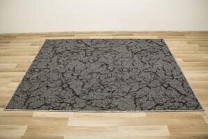 Koberec Marble 75 mramor, šedý / černý