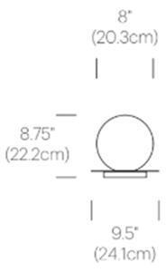 Pablo designové stolní lampy Bola Sphere (Ø20 cm)