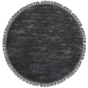 Fargotex Černý kulatý koberec Luna 200 cm