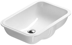 Catalano Canova Royal umyvadlo 50x35 cm obdélníkový pod pult bílá 0727500001