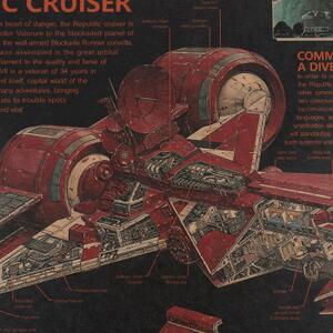 Plakát Star Wars, Rebel Alliance Fleet č. 200, 35.5 x 51 cm
