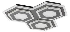 RABALUX 71115 Bitsi stropní svítidlo LED 72W/3200lm 3000+6000K černá, bílá, dálkový ovladač