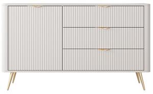 LANTE b | komoda D 138 D3S | 138,2 cm | béžová/zlatá