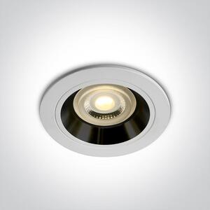 One Light Jalia zapuštěná světla 1x50 W bílá-černá 10105ALG/W/B