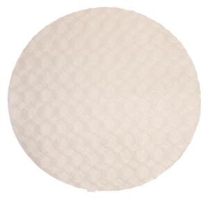 KOBEREC S VYSOKÝM VLASEM, 120/120 cm krémová Kayoom - Online Only koberce & rohožky, Online Only