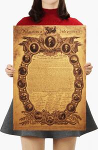Plakát deklarace nezávislosti, č.210, 50.5 x 36 cm